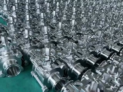 Ventilateur hygiénique à bille tri-clampe, 304, encapsulé entièrement