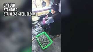 COUDE EN ACIER INOXYDABLE 3A NORME ALIMENTAIRE