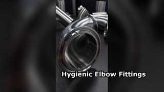 Raccords à trois pinces coudés à 45 degrés Sanon