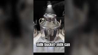 Boîte de transport de lait scellée en acier inoxydable/seau à lait