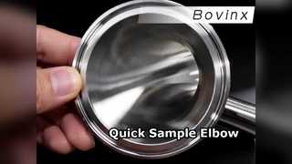 Coude hygiénique pour échantillonnage