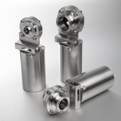 Valves en acier inoxydable à action aérienne contrôle pneumatique Taille personnalisée