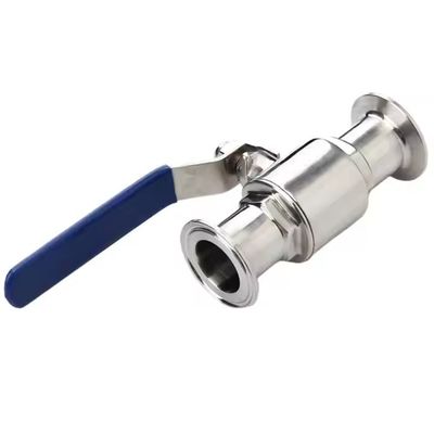Un bon prix. 1/2 pouce en acier inoxydable sanitaire Tri Clamp Ball Valve manuel OEM personnalisable pour les applications générales en ligne