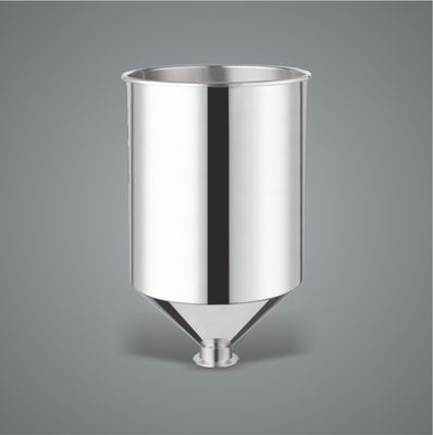 Un bon prix. Petite trémie conique en acier inoxydable, trémie de lait en argent 20L en ligne