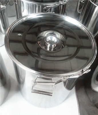 Un bon prix. Tambour en acier inoxydable de type baril 100L avec pince en ligne