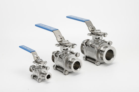 Un bon prix. SS316L Sanitaire ISO Vacuum Fittings, en acier inoxydable 3PC soupape à bille en ligne