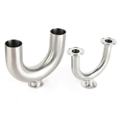 Un bon prix. Pipe U en acier inoxydable serrée, raccords en acier inoxydable SS304 poli en miroir en ligne