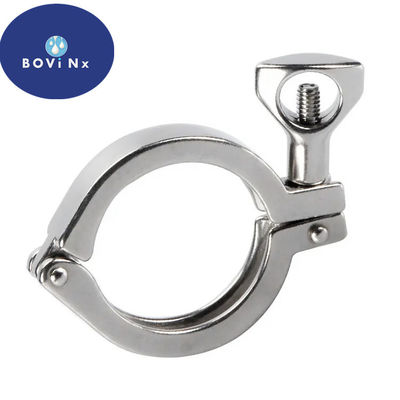 Un bon prix. Tubes en acier inoxydable à broche unique 304l, pinces sanitaires en acier inoxydable en ligne
