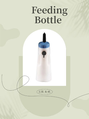 Un bon prix. 2Bouteille d'alimentation pour veaux de 5L pour l'élevage vétérinaire avec du matériel PE en ligne
