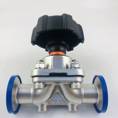 Un bon prix. DN10 1/2 pouces manuel de la valve de diaphragme PC roue à main en ligne
