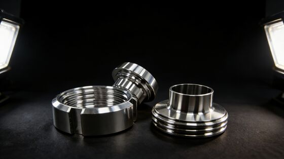 Stainless Steel 304/316L MS Pipe Union and SMS Clamp Union with Ra ≤ 0.8 μm Surface Finish Compliant with 3-A Sanitary Standards